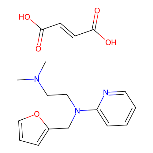 Methafurylene fumarate structure