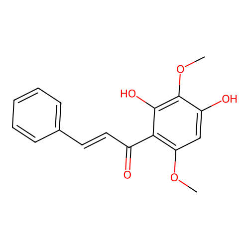 2',4'-Dihydroxy-3',6'-dimethoxychalcone structure