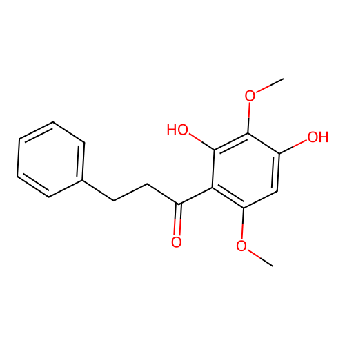 1-(2,4-Dihydroxy-3,6-dimethoxyphenyl)-3-phenylpropan-1-one structure