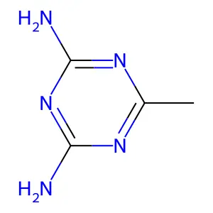 6-甲基-2,4-二氨基-1,3,5-三嗪 structure