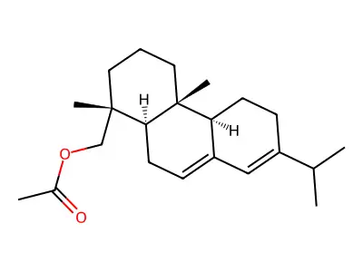 Abietyl acetate structure