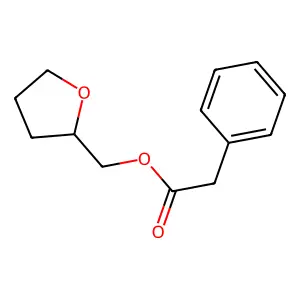 Benzeneacetic acid, (tetrahydro-2-furanyl)methyl ester structure