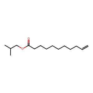 Isobutyl 10-undecenoate structure