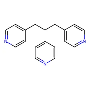 4,4',4''-Propane-1,2,3-triyltripyridine structure