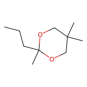 2,5,5-Trimethyl-2-propyl-1,3-dioxane structure