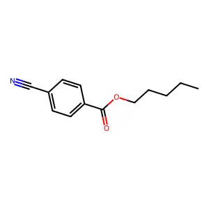 4-Cyanobenzoic acid, pentyl ester structure