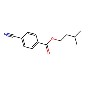 3-Methylbutyl 4-cyanobenzoate structure