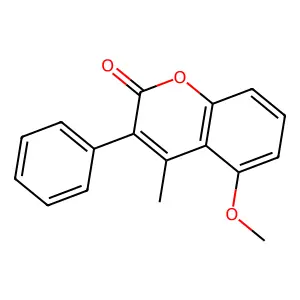 5-Methoxy-4-methyl-3-phenylcoumarin structure