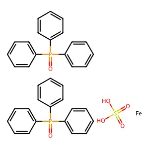 双(二苯基磷酰基苯);铁;硫酸 structure