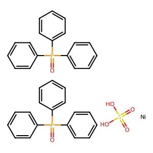 Bis(diphenylphosphorylbenzene);nickel;sulfuric acid structure