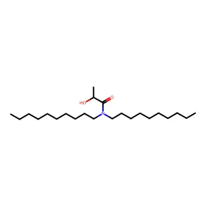 N,N-二癸基-2-羟基丙酰胺 structure