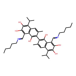 (1E)-7-[(8E)-1,6-dihydroxy-3-methyl-7-oxo-8-[(pentylamino)me structure