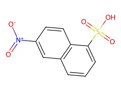 6-nitronaphthalene-1-sulfonic Acid structure