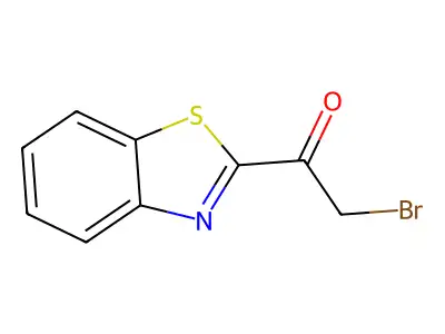 1-(1,3-Benzothiazol-2-yl)-2-bromoethanone structure