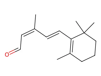 beta-Ionylideneacetaldehyde structure