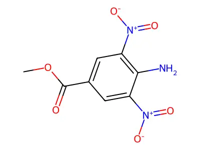 Methyl 4-amino-3,5-dinitrobenzoate structure