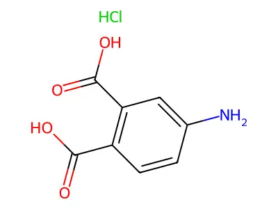 4-Aminophthalic acid hydrochloride structure
