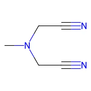Acetonitrile, (methylimino)di- structure