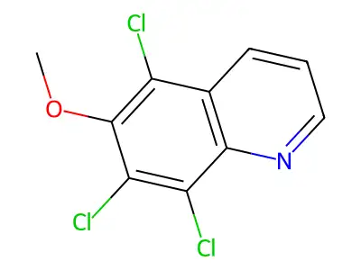 5,7,8-Trichloro-6-methoxyquinoline structure