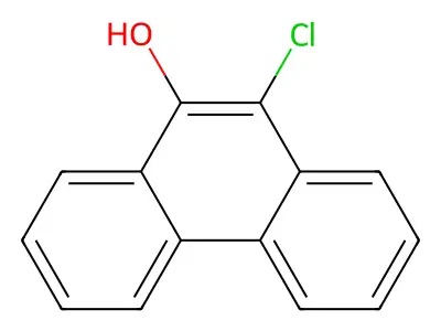 10-Chlorophenanthren-9-ol structure