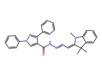 (4-{3-[4-(2-Ethoxyphenyl)-1-piperazinyl]-1-propen-1-yl}phenyl)dimethylamine structure