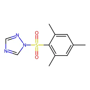 1-((2,4,6-Trimethylphenyl)sulfonyl)-1H-1,2,4-triazole structure
