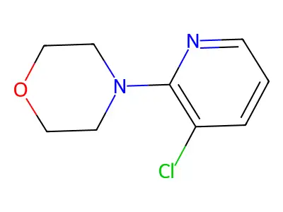 4-(3-Chloropyridin-2-yl)morpholine structure