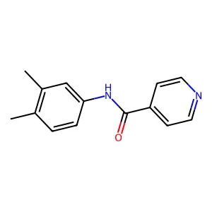 N-(3,4-二甲基苯基)吡啶-4-甲酰胺 structure