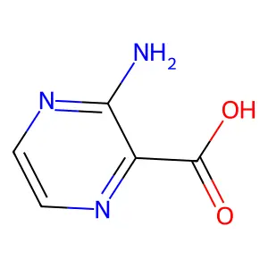 3-氨基-2-吡嗪甲酸 structure