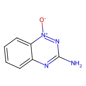 1,2,4-苯并三嗪-3-胺-1-氧化物 structure