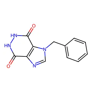 1-Benzyl-5,6-dihydro-1h-imidazo[4,5-d]pyridazine-4,7-dione structure