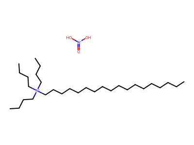 Dihydroxy(oxo)azanium;tributyl(octadecyl)azanium structure