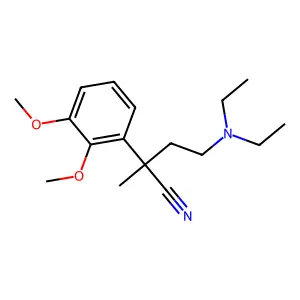 4-(Diethylamino)-2-(2,3-dimethoxyphenyl)-2-methylbutanenitrile structure