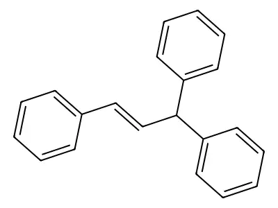 1,3-Diphenylprop-2-enylbenzene structure