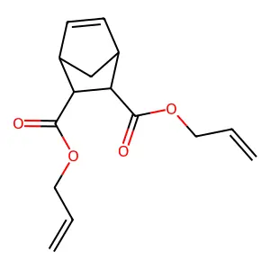 Diprop-2-en-1-yl bicyclo[2.2.1]hept-5-ene-2,3-dicarboxylate structure