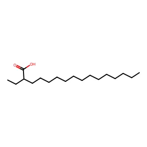2-乙基十六烷酸 structure