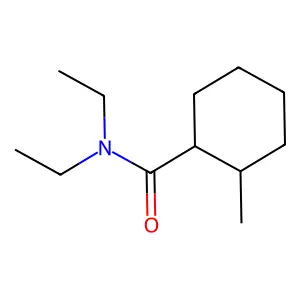 N,N-diethyl-2-methylcyclohexane-1-carboxamide structure