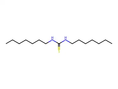 Thiourea, N,N'-diheptyl- structure