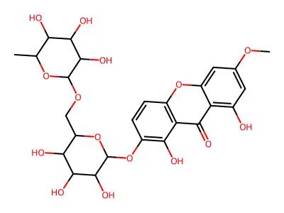 Desacetylgentiabavarutinoside structure