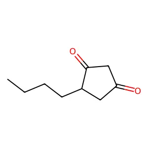 4-Butyl-1,3-cyclopentanedione structure