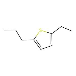 2-Ethyl-5-propylthiophene structure