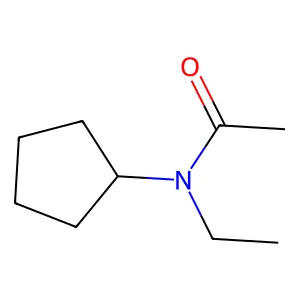 N-Cyclopentyl-N-ethylacetamide structure