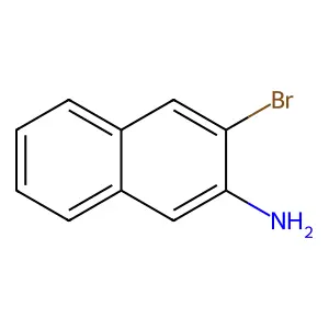3-溴-2-萘胺 structure