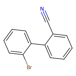 2'-Bromobiphenyl-2-carbonitrile structure