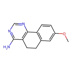 8-Methoxy-5,6-dihydrobenzo[h]quinazolin-4-amine structure