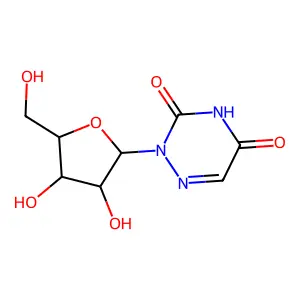 6-Azauridine structure