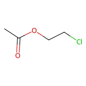 beta-Chloroethyl acetate structure