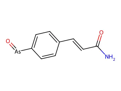 3-(4-Arsorosophenyl)prop-2-enamide structure