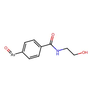 4-亚胂基-N-(2-羟乙基)苯甲酰胺 structure