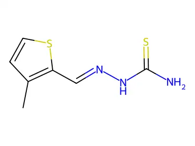 [(3-Methylthiophen-2-yl)methylideneamino]thiourea structure